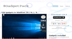 Desktop Screenshot of 8gadgetpack.net